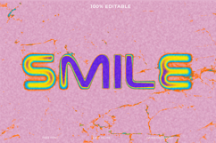 Retro 3D Text Effect PSD Template Product Image 1