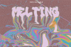Melting Liquid Text Effect PSD Template Product Image 1