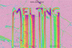 Melting Liquid Text Effect PSD Template Product Image 1
