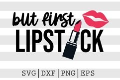 but first lipstick SVG Product Image 1