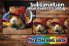 Harvest Moon: 3D Mug Sublimation Wraps - Autumn Vibes Product Image 1