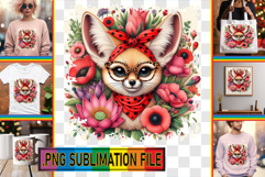 Unique TSHIRT Gift Ideas PNG, Cute Animals Product Image 1
