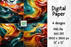 Abstract Digital Paper | PNG Background | Wall | Tumbler Product Image 1