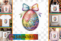 Vibrant TSHIRT Ideas Magic PNG, Easter Egg Product Image 1