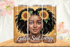 Black Girl Magic Black Woman Positive mind 20oz Tumbler wrap Product Image 1