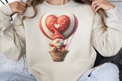 Cute Watercolor Valentines Day Clipart PNG Product Image 1
