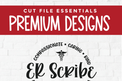 ER scribe svg, an emergency department scribe svg for crafts Product Image 4
