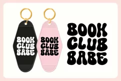 Book Lover Motel Keychain SVG Vol. 2 | Book Club Babe Product Image 3