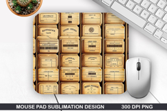 Vintage Mouse Pad Sublimation PNG Design - Mouse Pad PNG Product Image 1