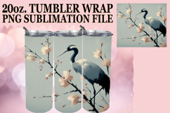 Joyful nights 20oz tumbler wrap, Birds Product Image 1