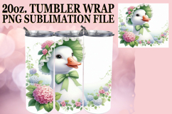 Vibrant Mornings 20oz tumbler wrap, Goose Product Image 1