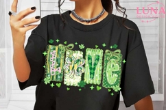 Lucky Shamrock Png, Blessed Vibes Png, Not Lucky Simply Png Product Image 6