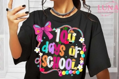 Happy 100 Days of School Coquette Png 100 Days of School PNG Product Image 6