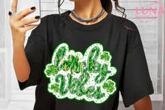 Lucky Vibes Png, Blessed Vibes Png, Not Lucky Simply Blessed Product Image 6