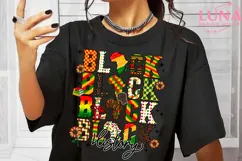 Black History Month PNG, My History Is Strong, Afro American Product Image 6