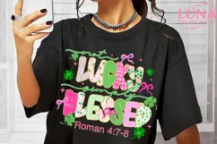 Not Lucky Simply Blessed png, Patrick png, Coquette Png Product Image 6