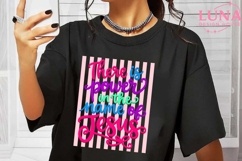 Striped There Is Power in the Name of Jesus PNG, Christian Product Image 6