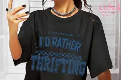 I’d Rather Be Thrifting PNG, thrift aesthetic shirt design Product Image 1