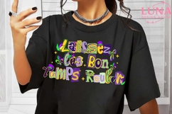 Laissez Les Bon Temps Rouler Png, Mardi Gras Bow Product Image 6