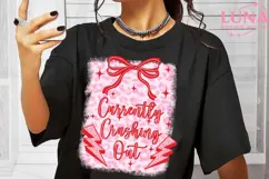 Crash Out Retro Funny Quote PNG, Sassy Sarcastic Shirt Png Product Image 6