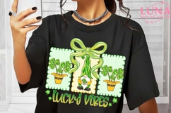 Lucky Shamrock Png, Blessed Vibes Png, Gnome Patrick png Product Image 6