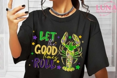 Happy Mardi Gras Png, Mardi Gras PNG, Fleur De Lis coquette Product Image 1