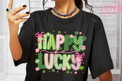 Happy Go Lucky Png,Preppy St Patrick's Love PNG Product Image 5