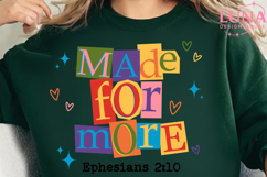 Christian Made for More PNG: Inspirational Faith Png Product Image 6