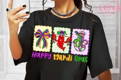 Happy Mardi Gras png, Coquette Mardi gras png, Mardi Gras Product Image 6