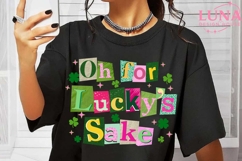 Oh For Luck’s Sake png, St Patrick’s Day png, lucky Png Product Image 6