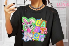 Happy Easter Png, Easter Bunny Png, Preppy Easter Png Product Image 4