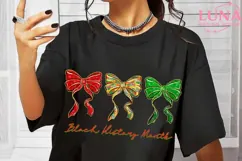Black History Coquette Png, Celebrating the Movement Quote Product Image 6
