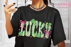 Lucky Shamrock Png, Blessed Vibes Png Product Image 6