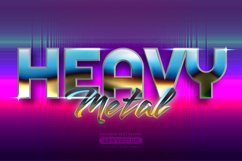 Retro rainbow layer editable text effect style vibrant color Product Image 1