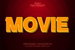 Cartoon text effect, editable movie text and comic text Product Image 1