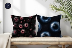 Horror Spooky Eyeballs Pattern Seamless Digital Paper Product Image 2