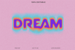 Dreamy Blur Text Effect Photoshop Template Product Image 1