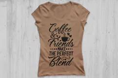 Coffee & Friends Make The Perfect Blend Svg, Coffee Quote. Product Image 2