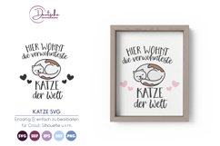 Katze SVG | Die Verwöhnteste Katze der Welt Product Image 1