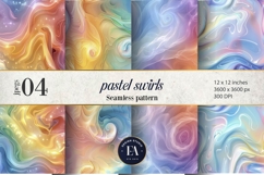 Pastel Smoke Swirl Pattern | Dreamy Abstract Background Product Image 1