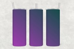 Ombre Gradient Tumbler Wrap Sublimation Product Image 1