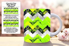 Sparkling Glitter Stripe Mug 11oz/15oz Wrap for Sublimation Product Image 1