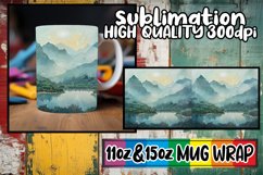 Vibrant Beauty Tumbler Wrap Sublimation 20oz Product Image 1