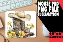 Colorful Watercolor Mousepad PNG Product Image 1