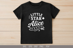 Little Star Alice - SVG Personalized Name Design for Gifts Product Image 4