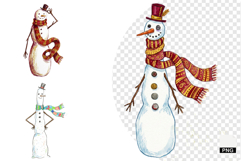 Whimsical Snowman PNG Product Image 1