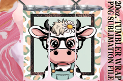 GIFT OF BLISS 20oz TUMBLER WRAP, Cute Cow Product Image 1