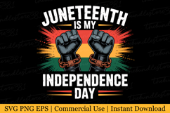 Juneteenth is my Independence Day Svg | Svg Cut Files Product Image 1