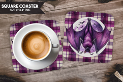 Cute Animals Square Coaster PNG Bundle, Digital Coaster Set Product Image 13
