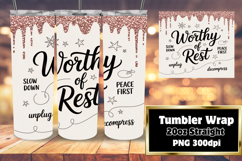ELEGANT 20oz Tumbler PNG Design , Girl Quote Product Image 1
